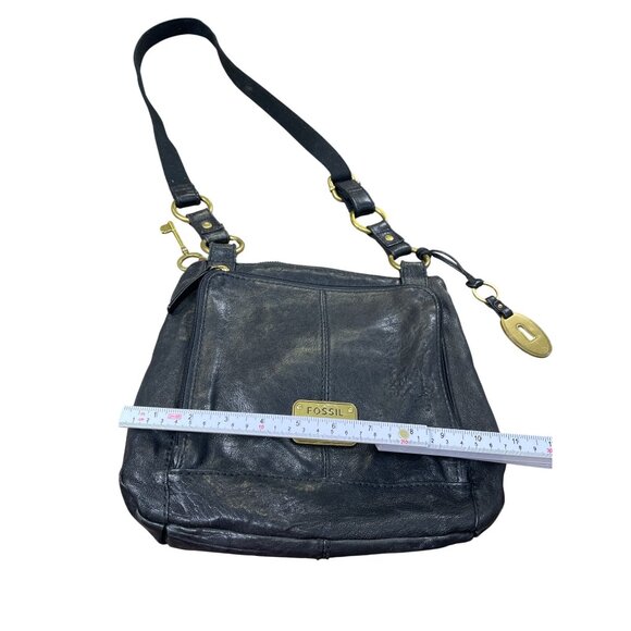 Fossil Long Live Vintage Womens Black  Leather Crossbody Handbag SKU 8779 - Picture 9 of 16